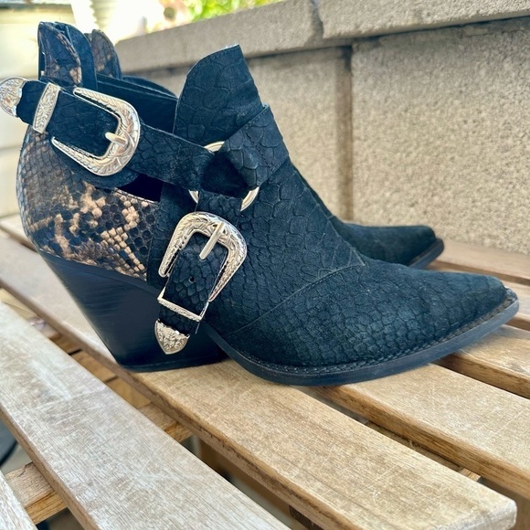 jeffrey campbell free people icon western boot size 7.5 - Picture 7 of 16